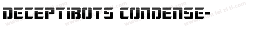 Deceptibots Condense字体转换